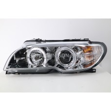 BMW E46 03-05 2D Chrome Projector Headlamp w Ring